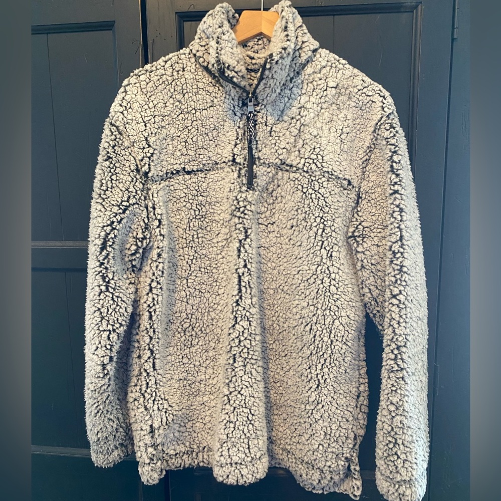 Boxercraft Grey Sherpa Pullover